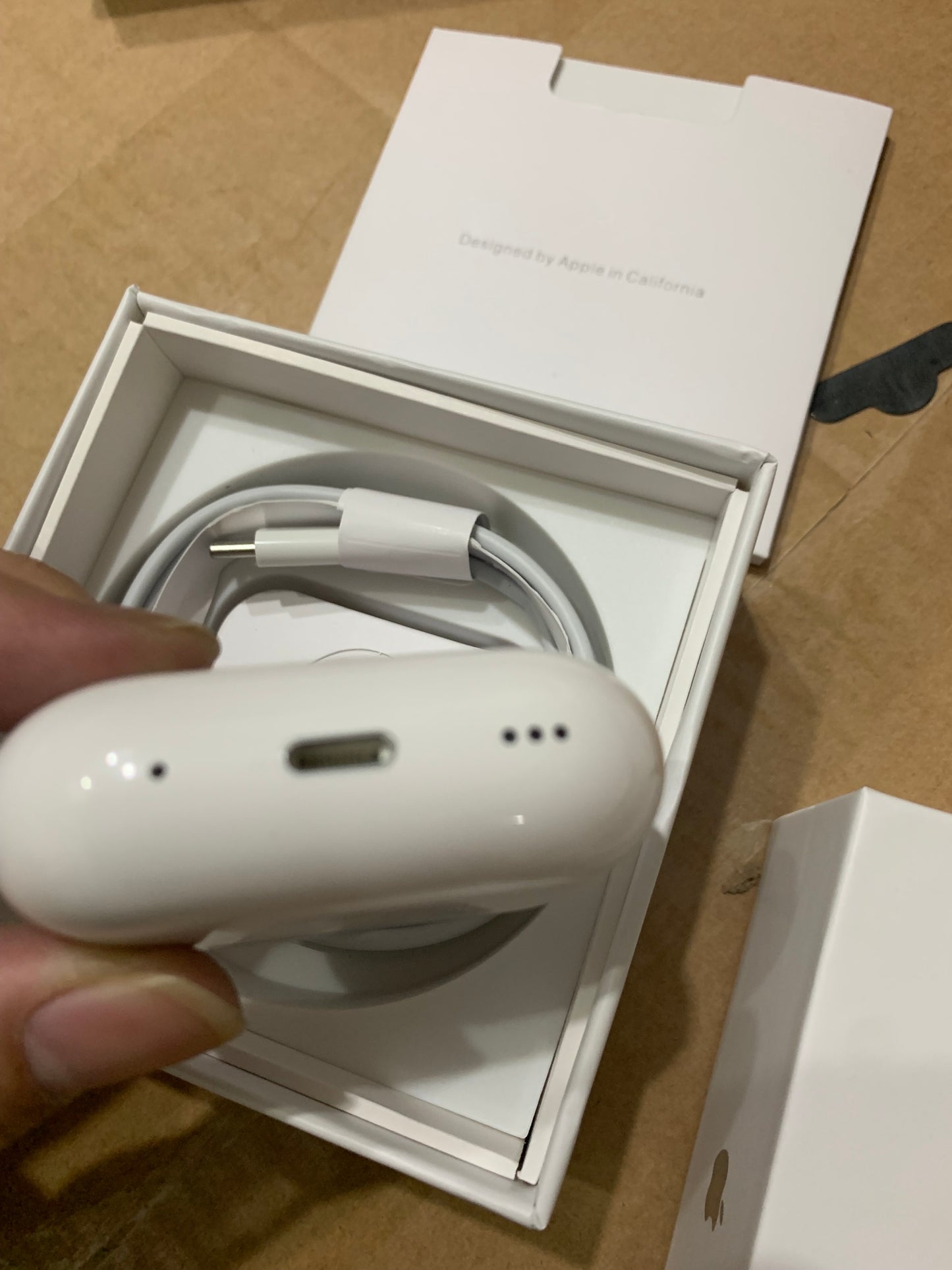 Apple AirPods Pro 2nd Gen White Bluetooth In-Ear Earbuds w/ Mic & Case