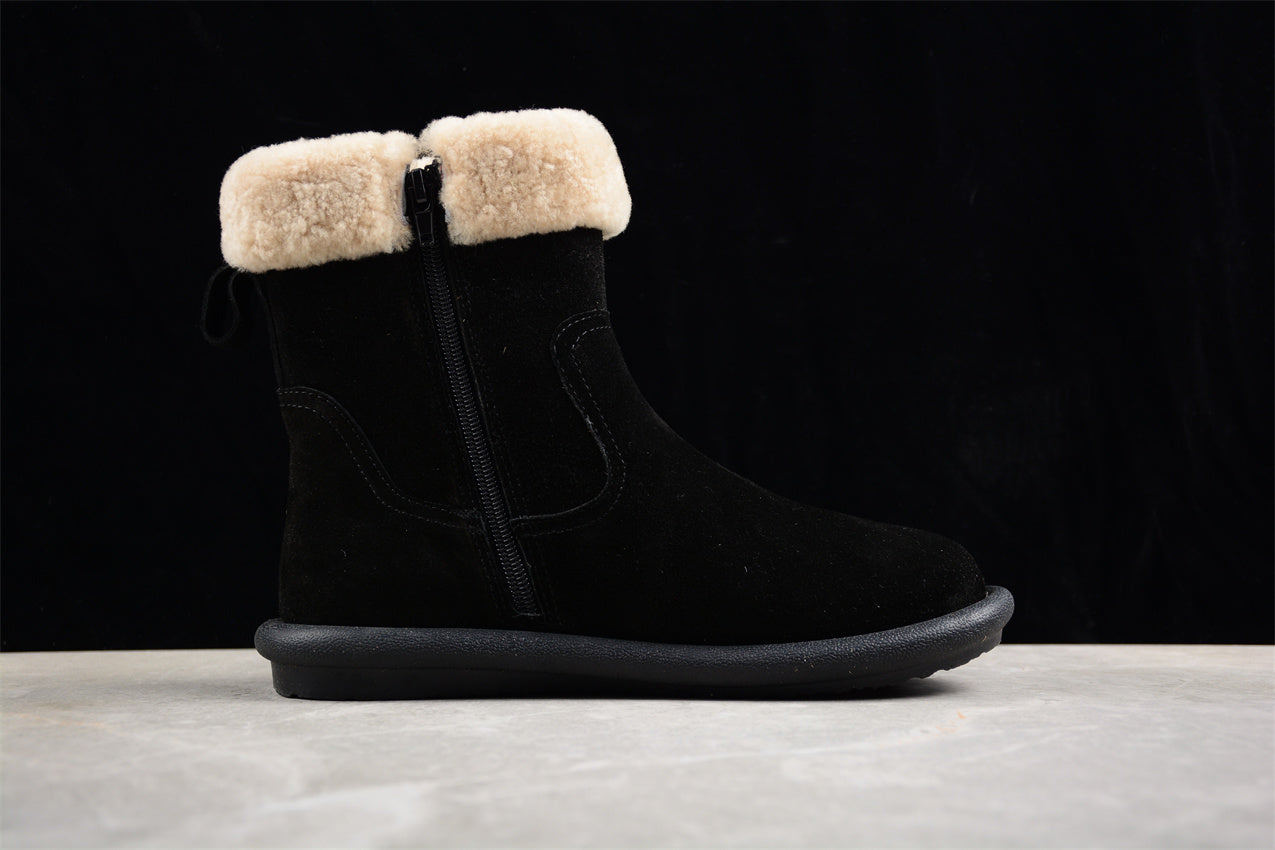 Amiri uggs Malibu suede boots black