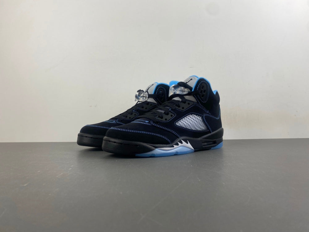 Jordan 5 black university blue