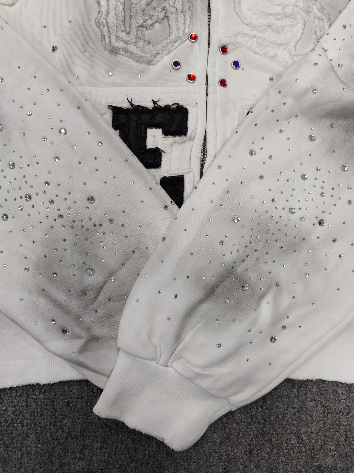 Vale Forever Classico Zip Up Hoodie 'White