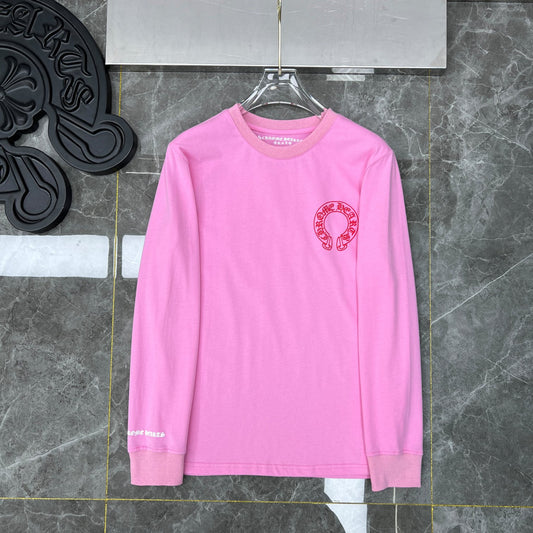 Pink chrome hearts longsleave