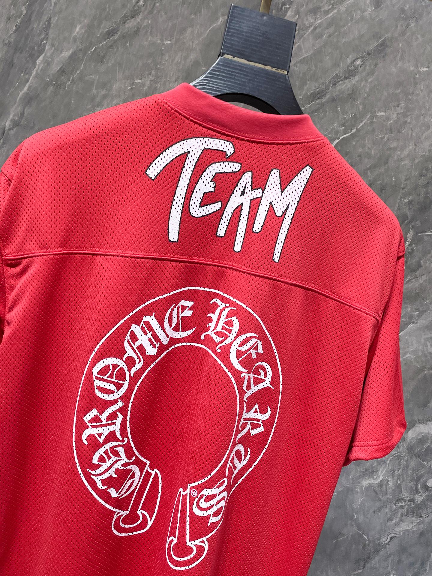 Green chrome hearts longsleave jersey red