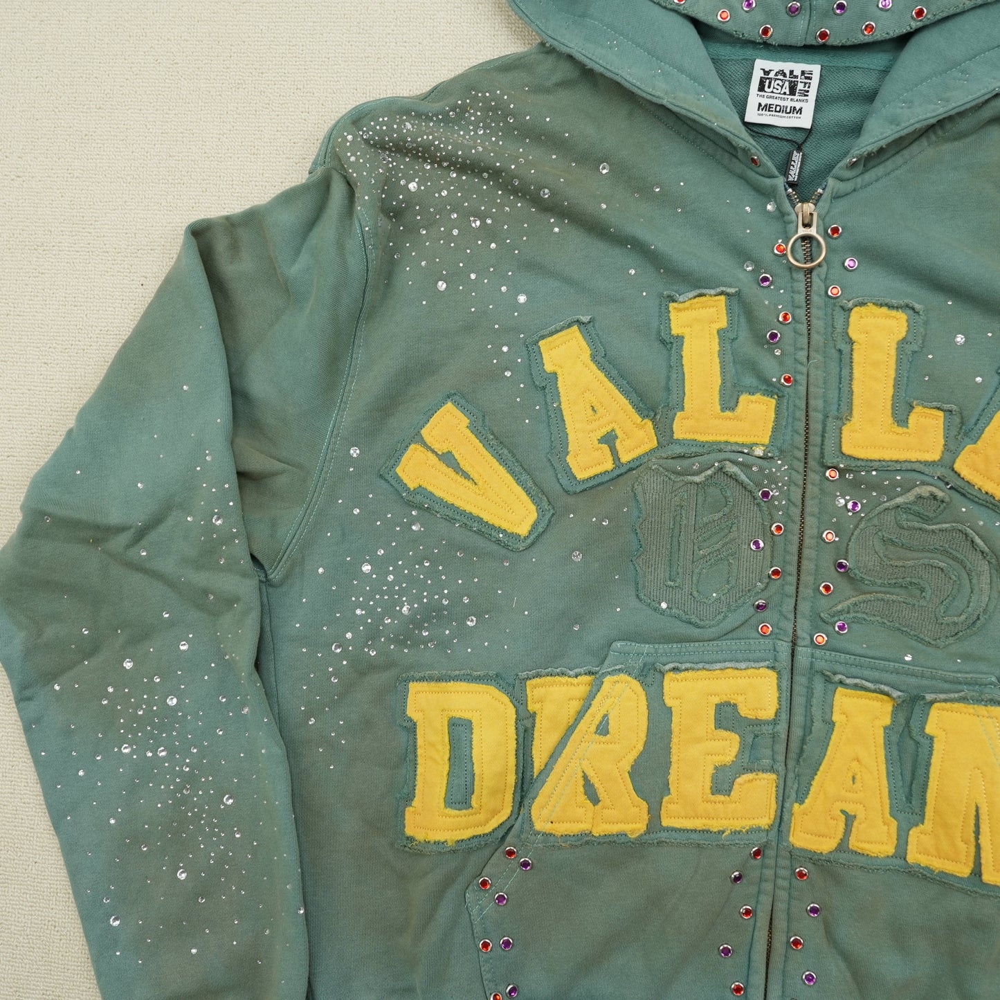 Vale Forever Bank Zip Up 'Dark Mint'