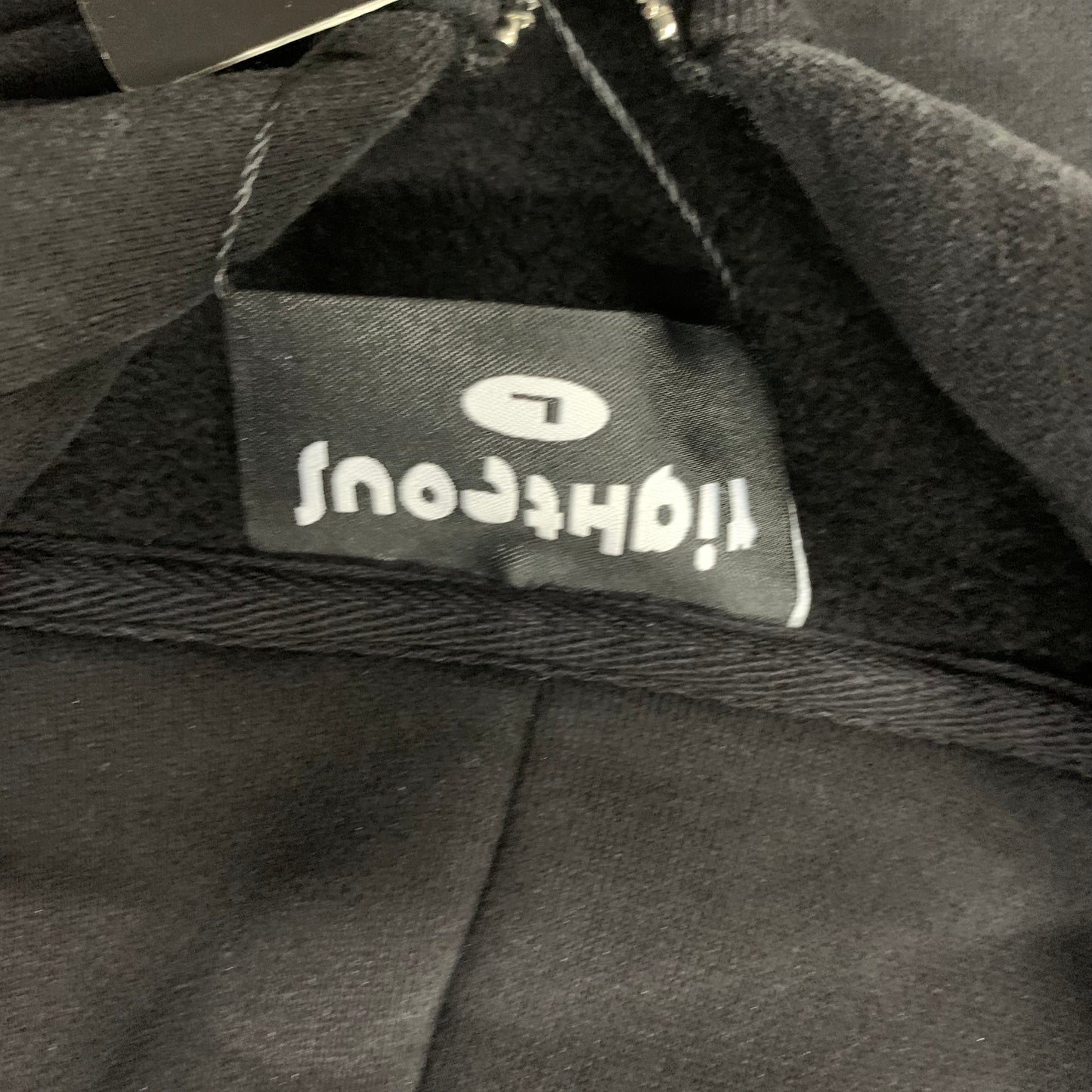 Righteous Risen King Zip Up Hoodie black