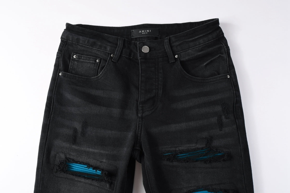 Amiri jeans black& blue