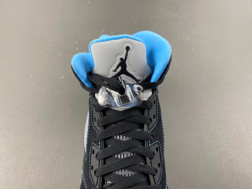 Jordan 5 black university blue