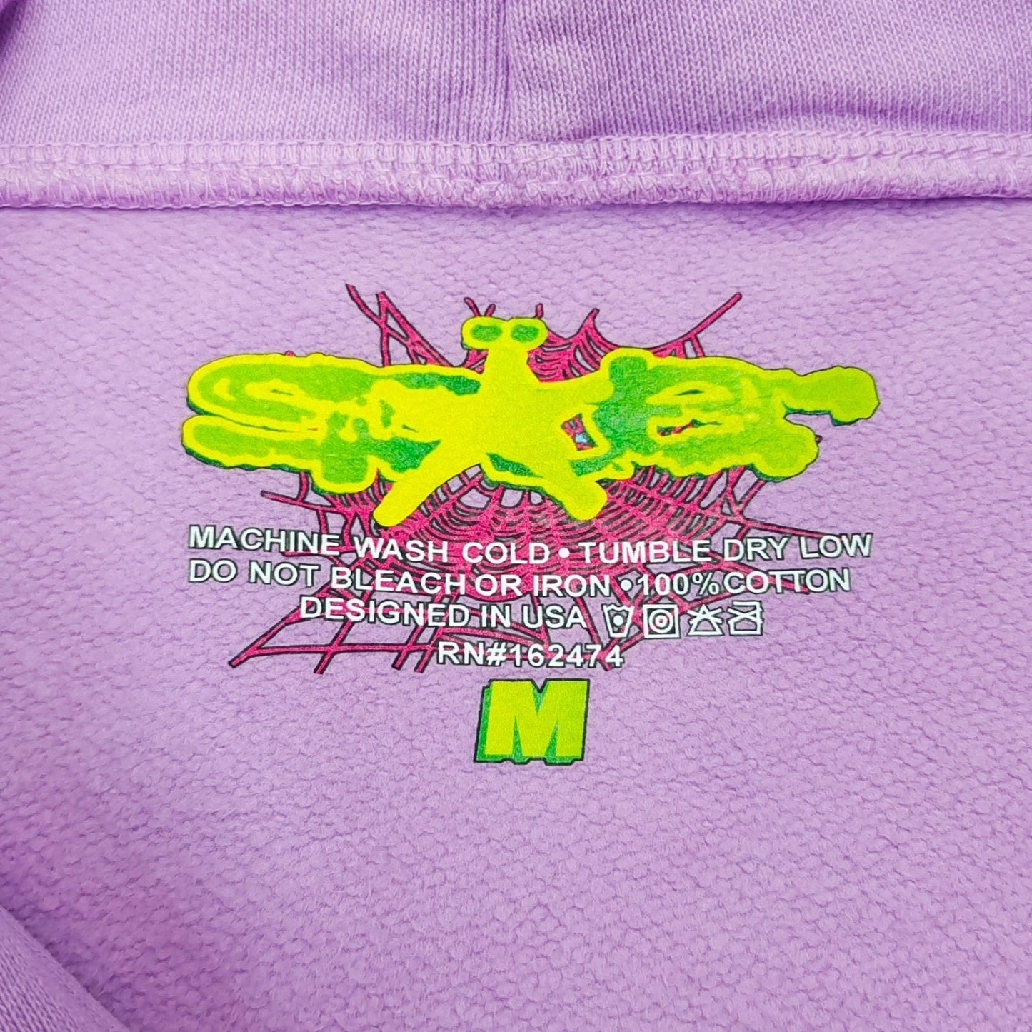 Sp5der Acai Hoodie Purple