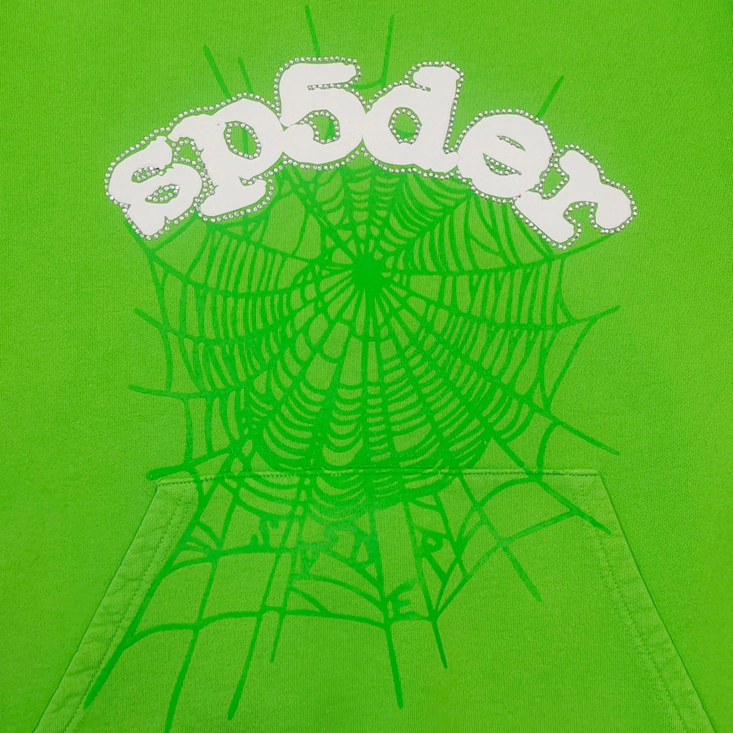 Sp5der Worldwide Green Hoodie