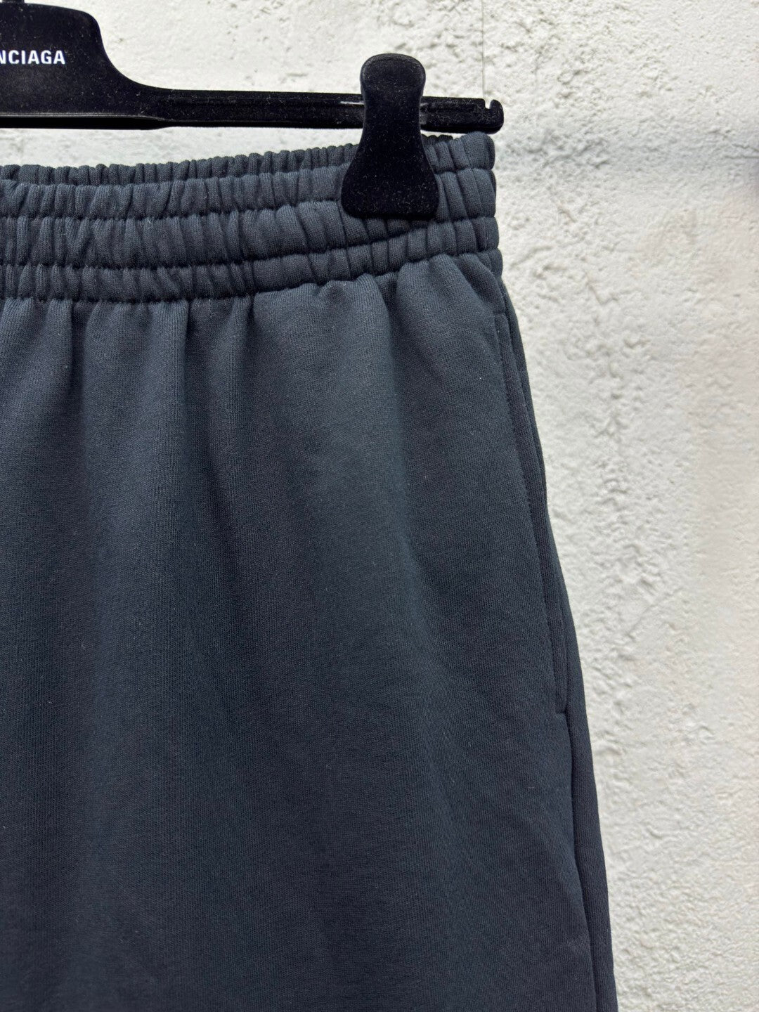 Black balenciaga shorts cotton