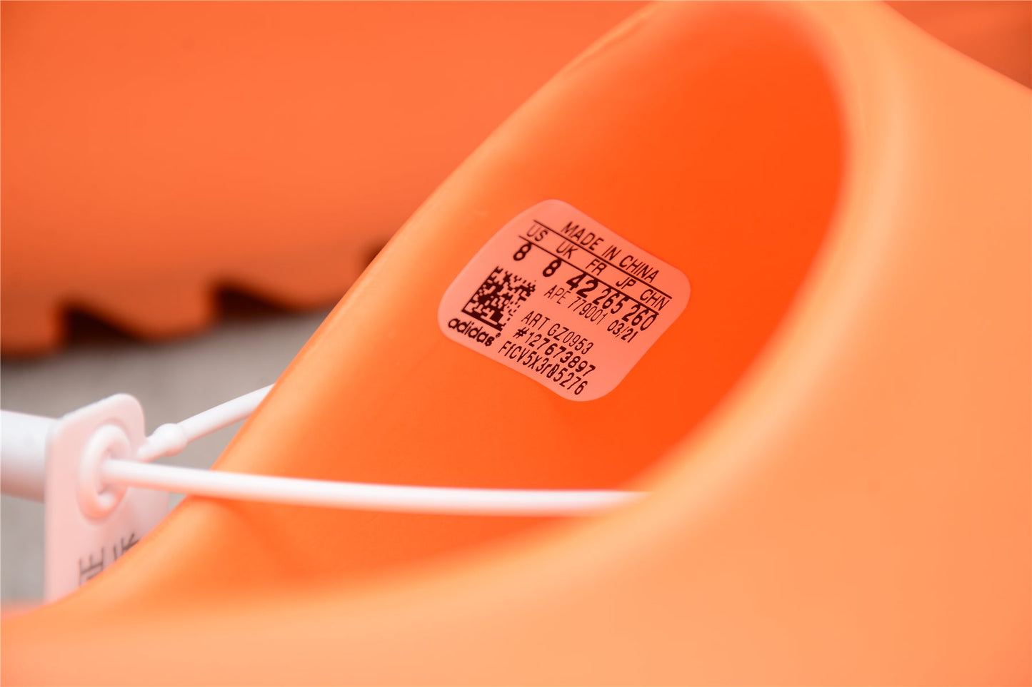Yeezy slides orange