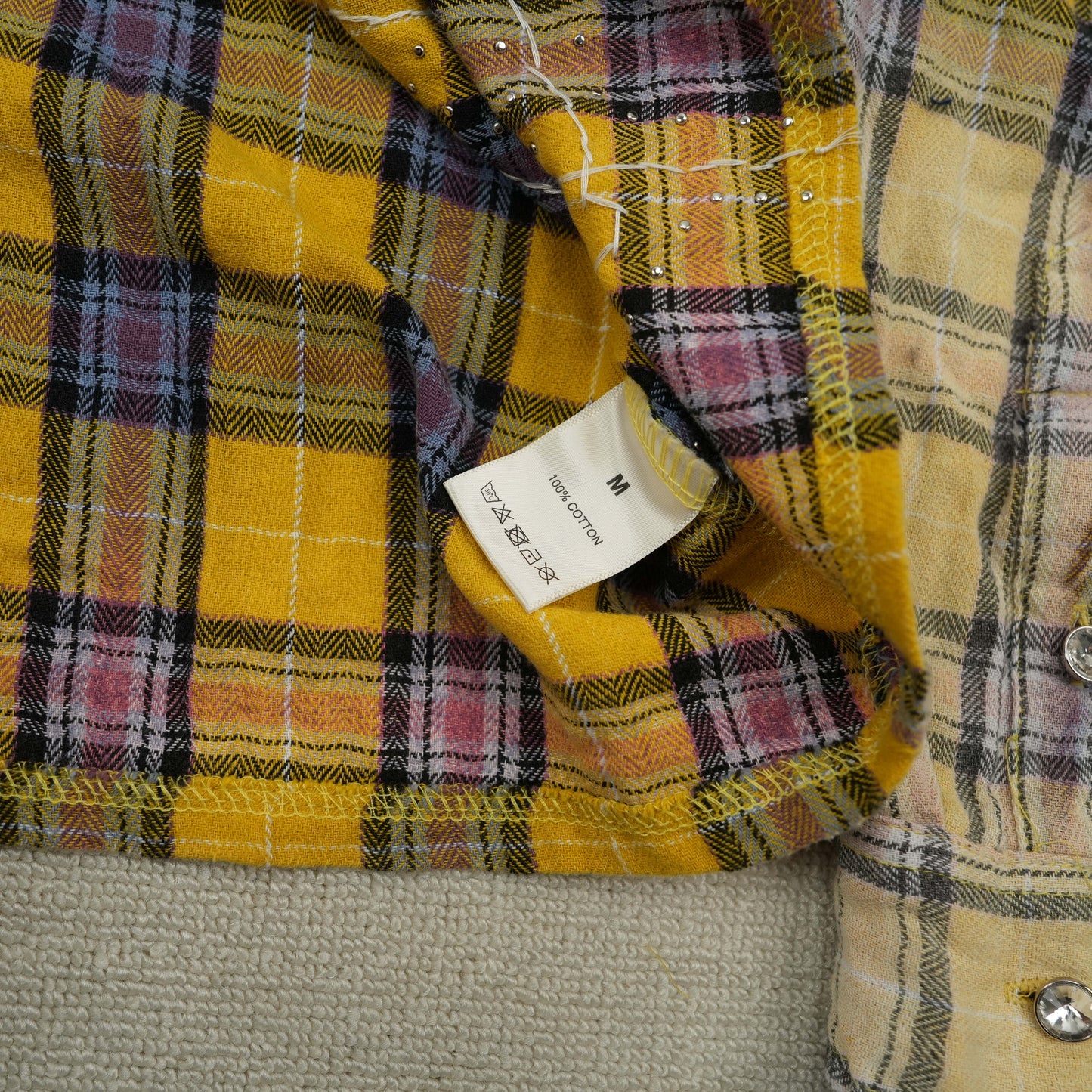 Vale Forever Lemonhead Flannel 'Yellow/Blue'