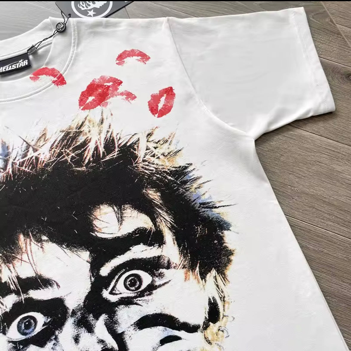 Hellstar French Kiss Crewneck T-Shirt