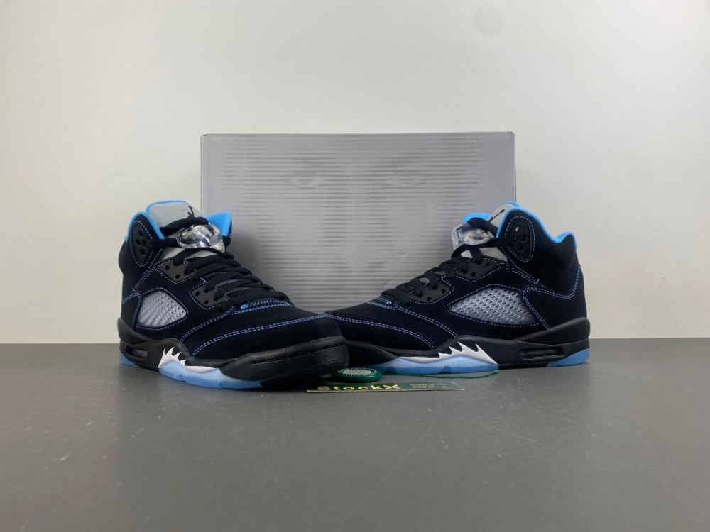 Jordan 5 black university blue