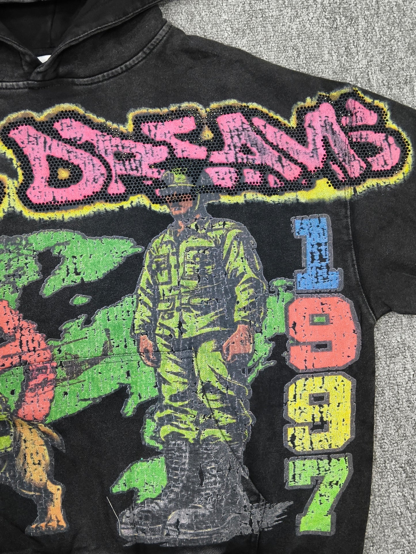 Vale dreams  1997 Zip Up Hoodie black