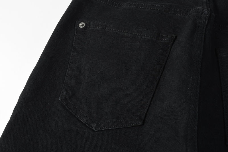 KSUBI denim black skinny jeans with writing