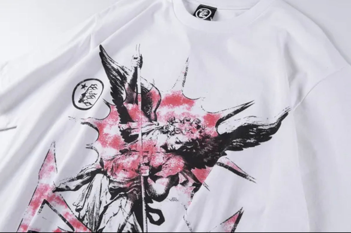 Hellstar bigger then satan graphic tee