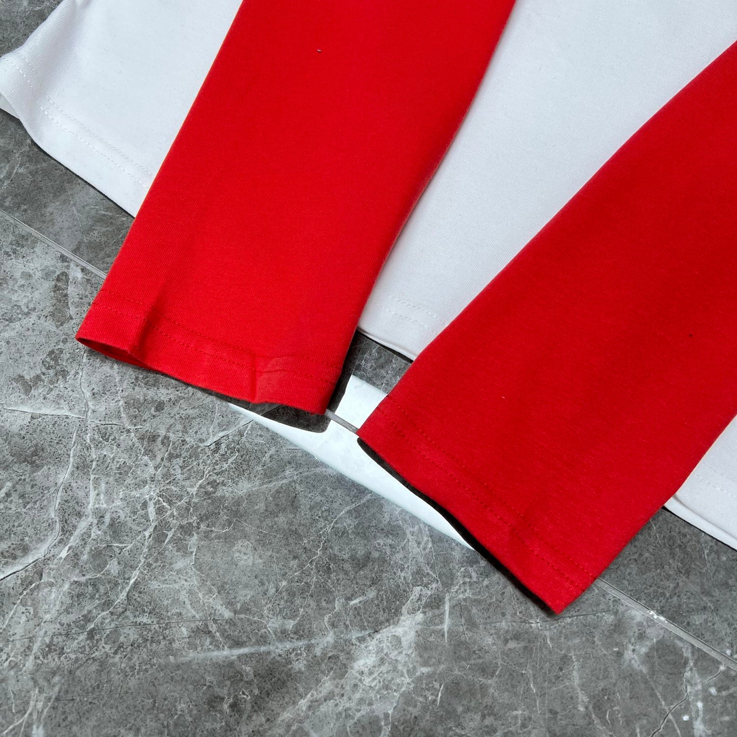 White and red  chrome hearts longsleave