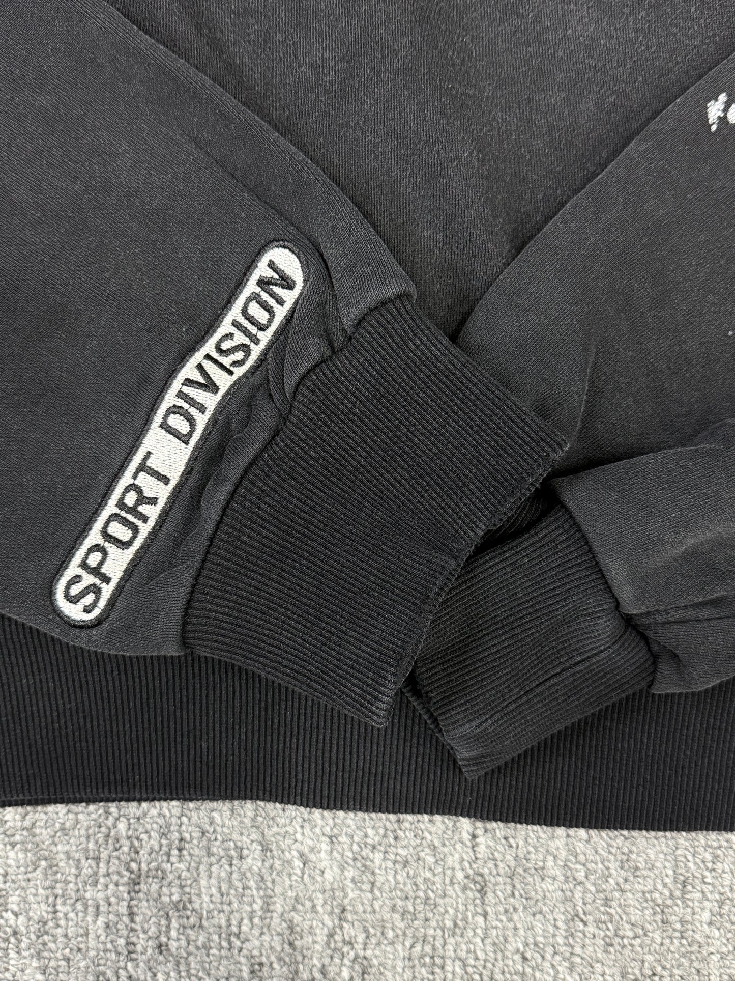 VALE FOREVER  Paint Zip Up Hoodie - Black