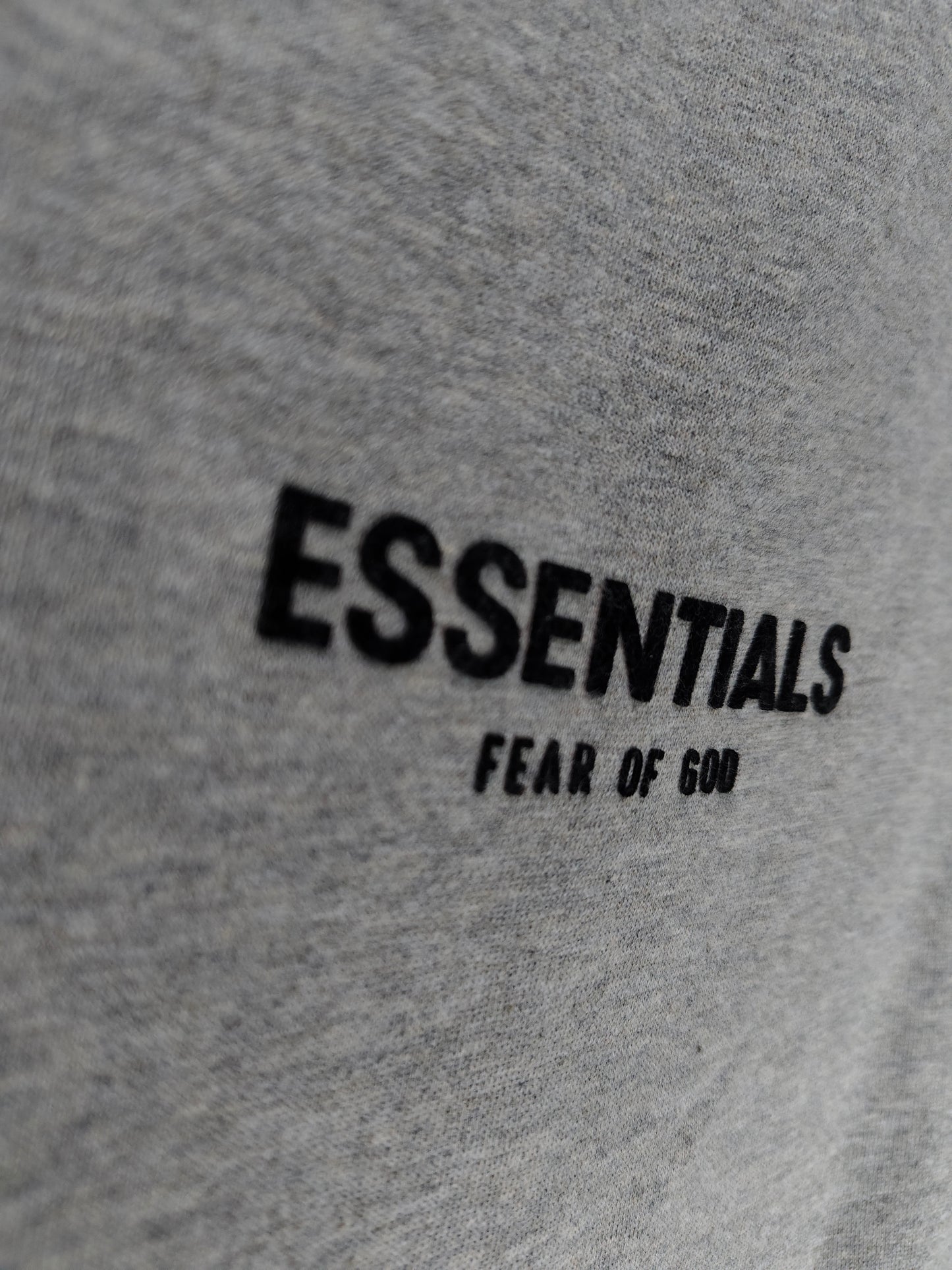 Fear of God Essentials sweatpants cuffed ‘dark oatmeal  '