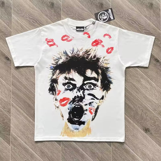 Hellstar French Kiss Crewneck T-Shirt