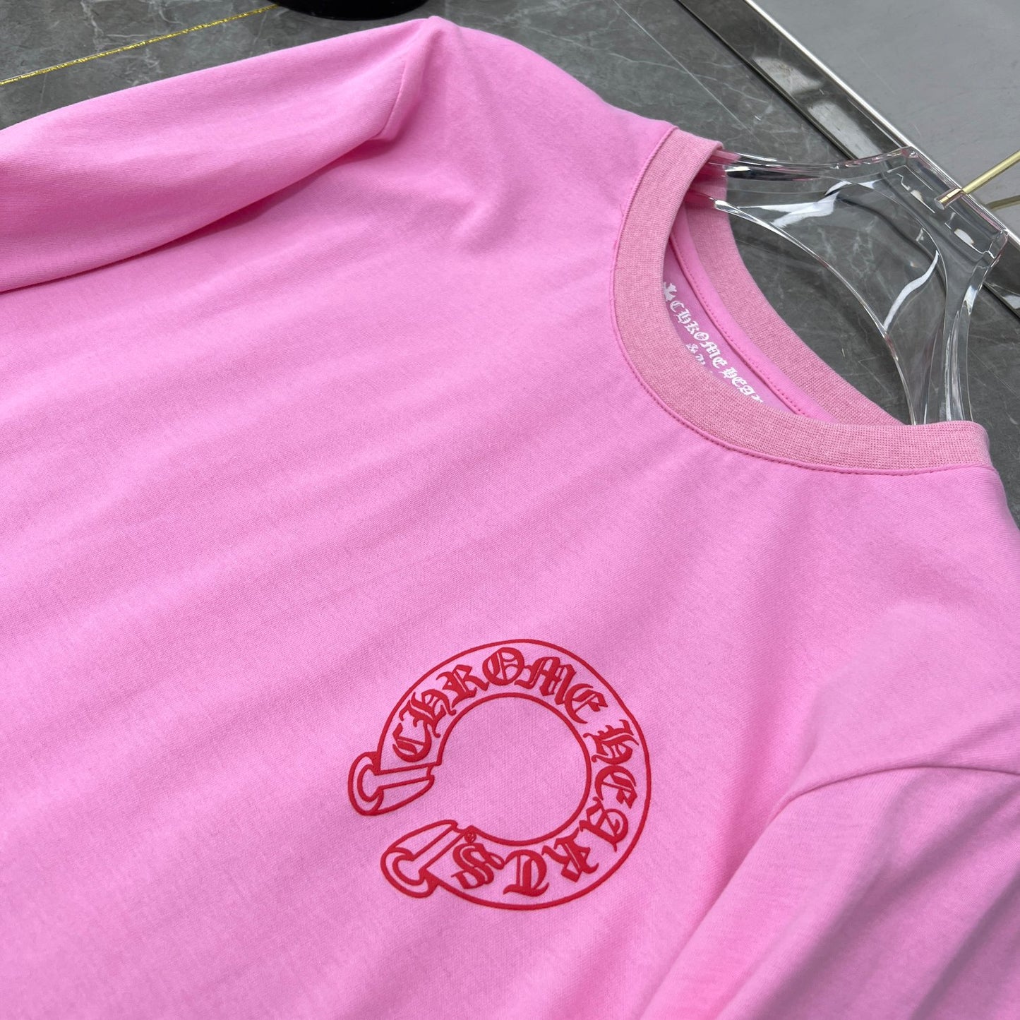 Pink chrome hearts longsleave