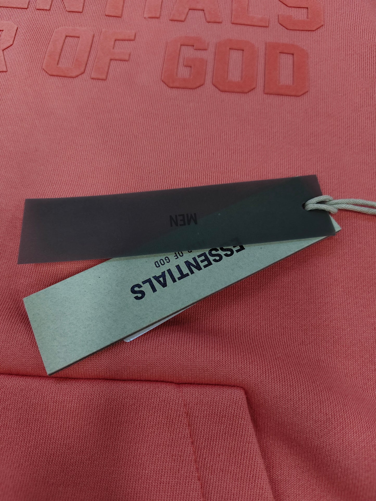 Fear of God Essentials Hoodie 'Coral'