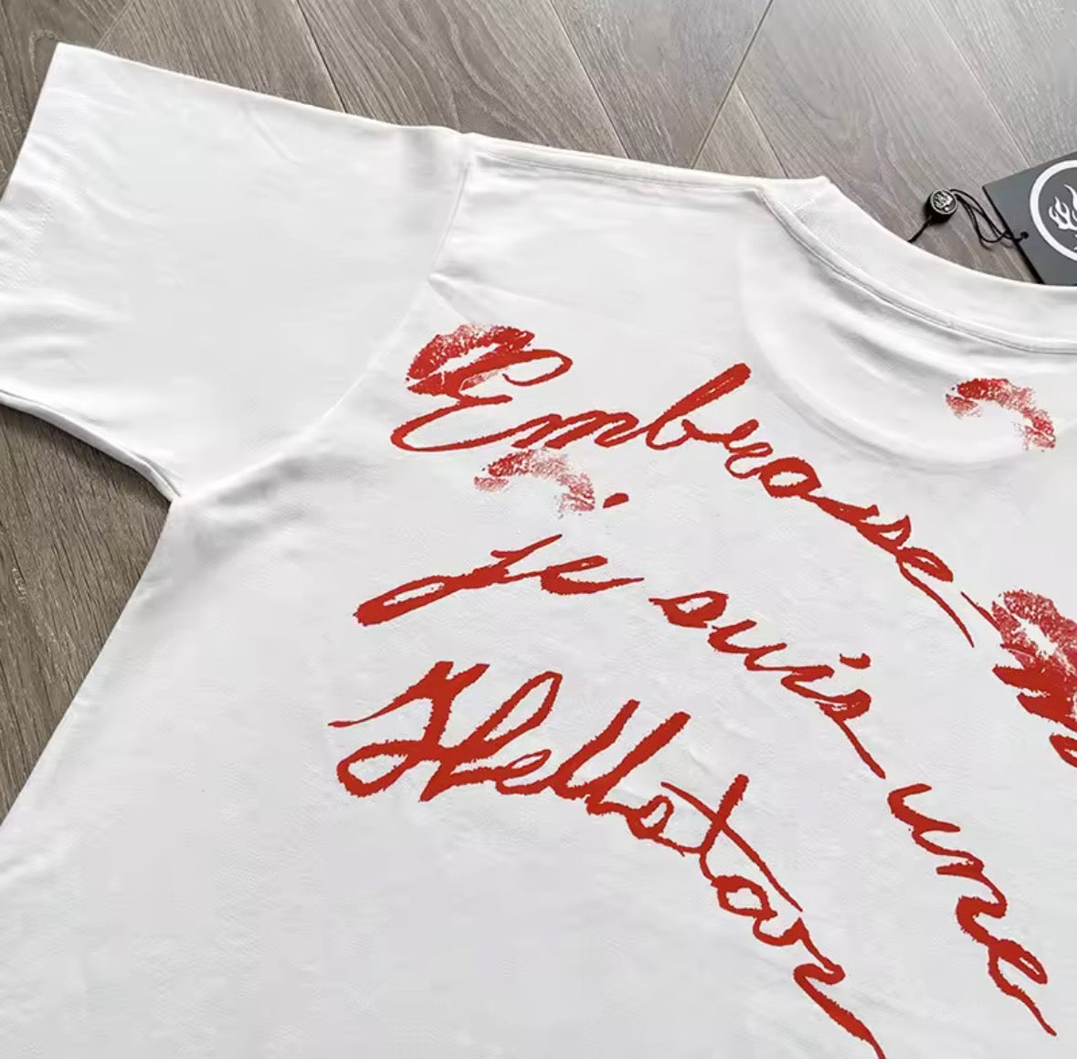 Hellstar French Kiss Crewneck T-Shirt