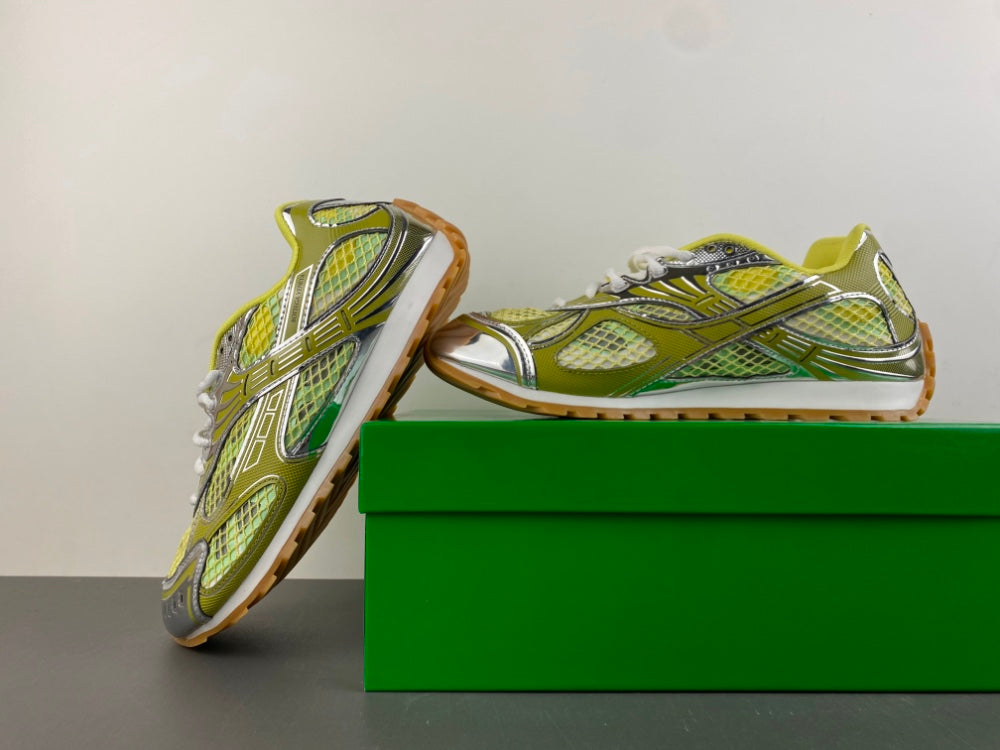 Bottega venta orbit yellow and sliver