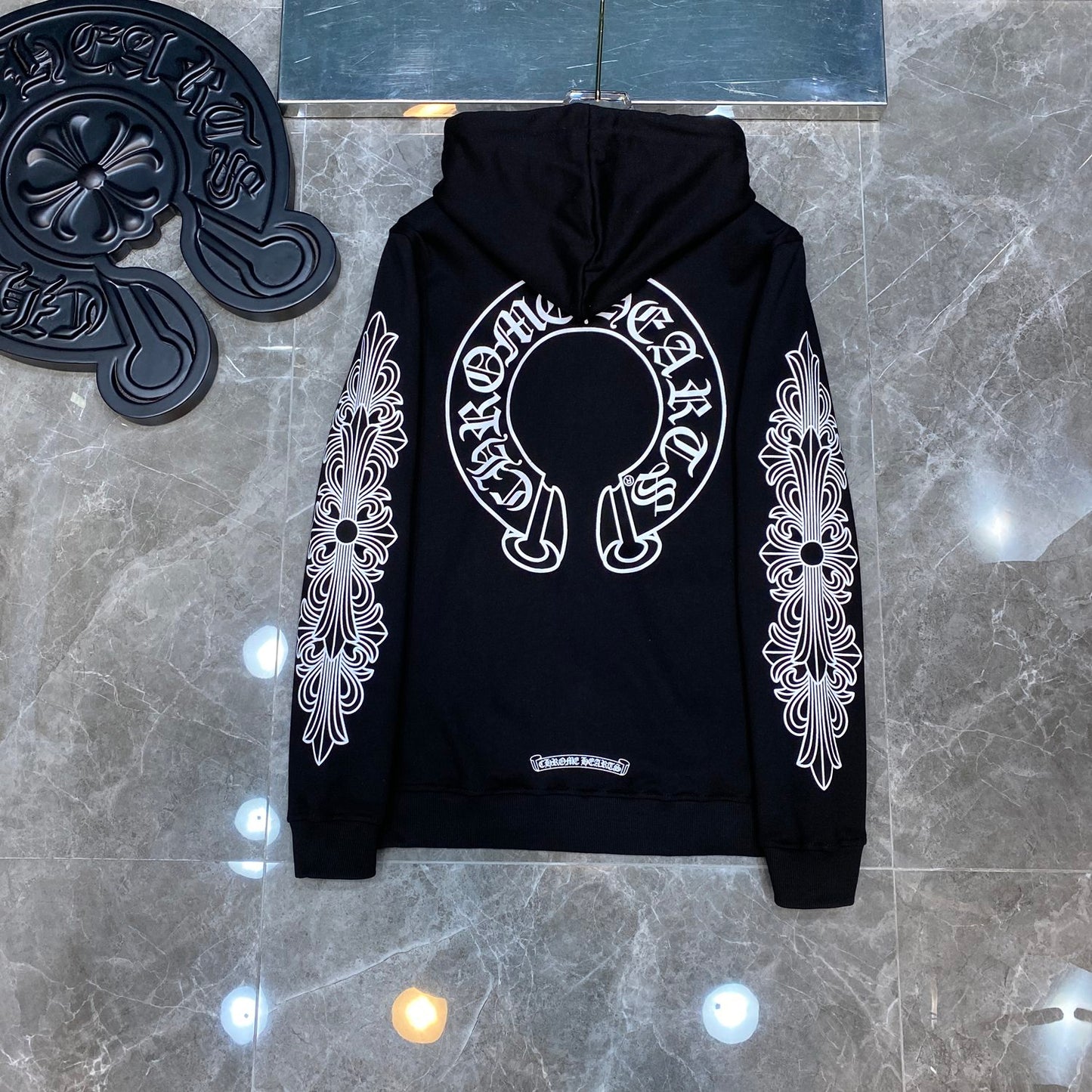 Chrome hearts black zip up