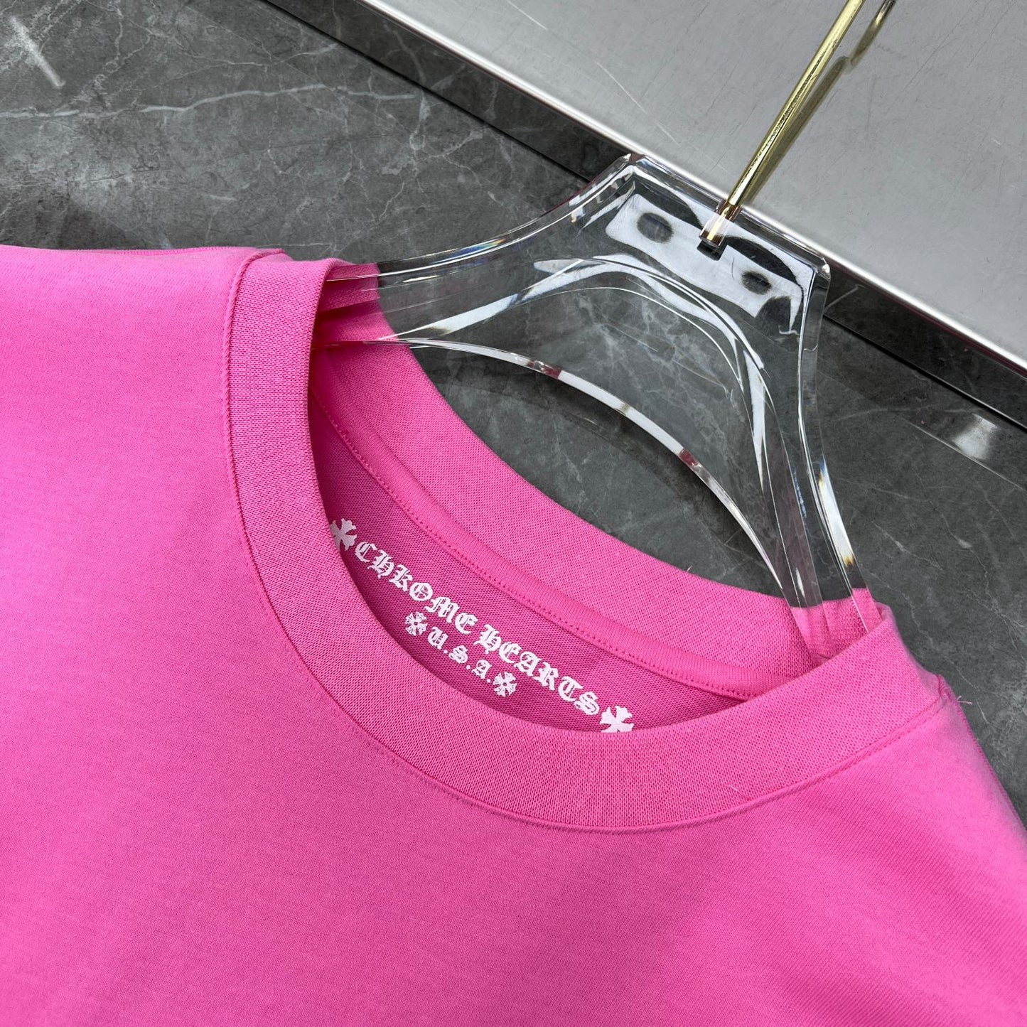 Pink chrome hearts longsleave