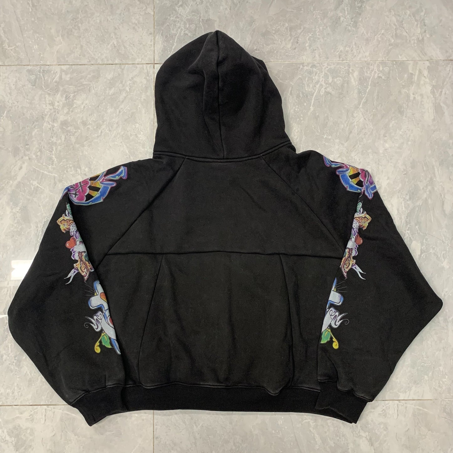 Righteous Risen King Zip Up Hoodie black