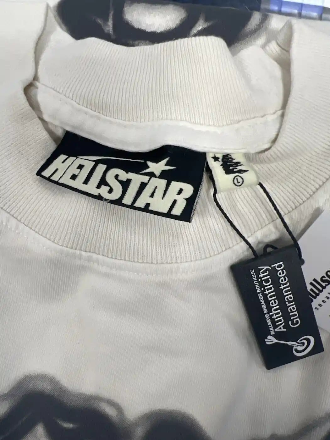 Hellstar Studios AirBrushed Bones White Longsleeve