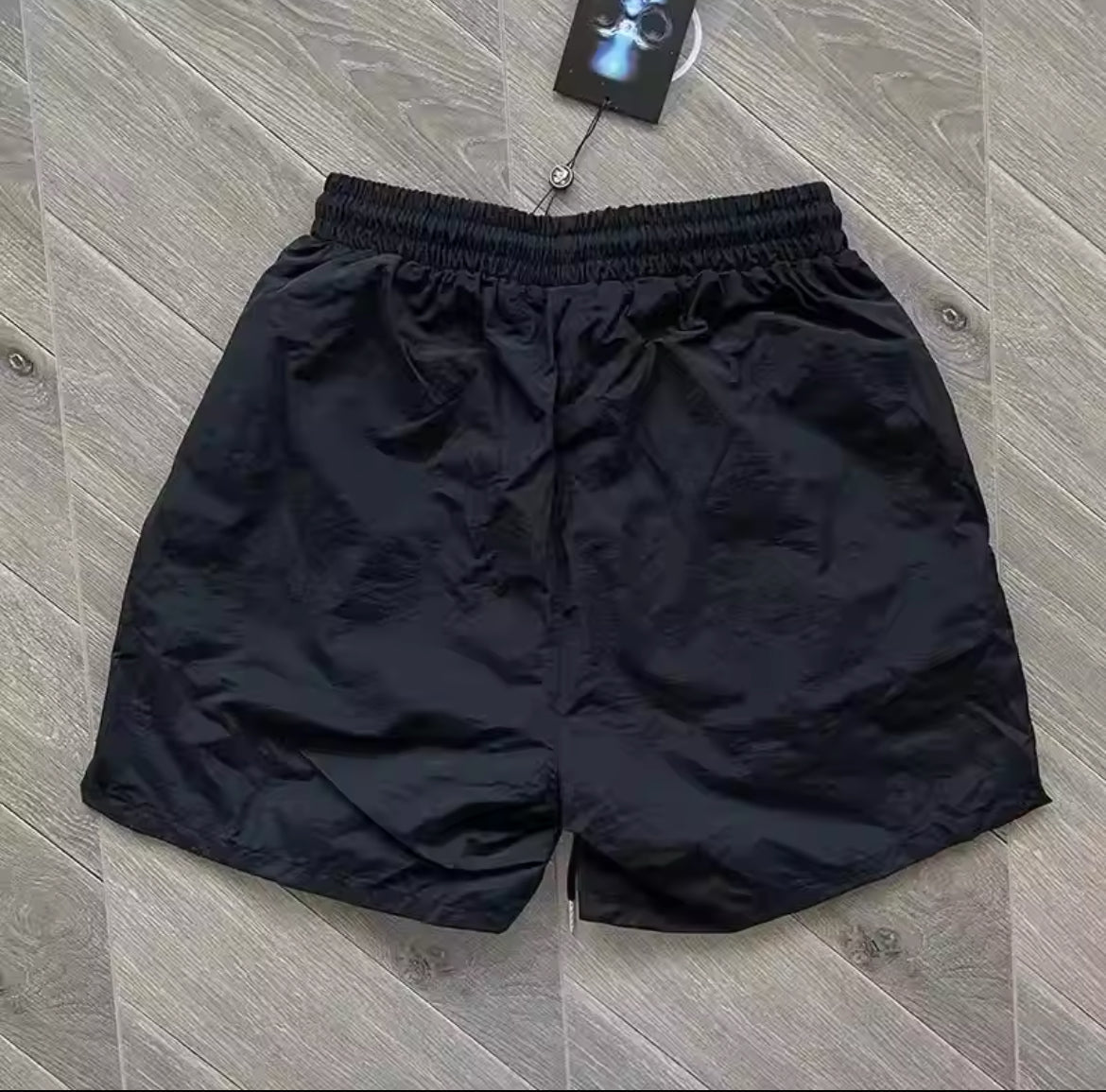 HELLSTAR waxed nylon shorts