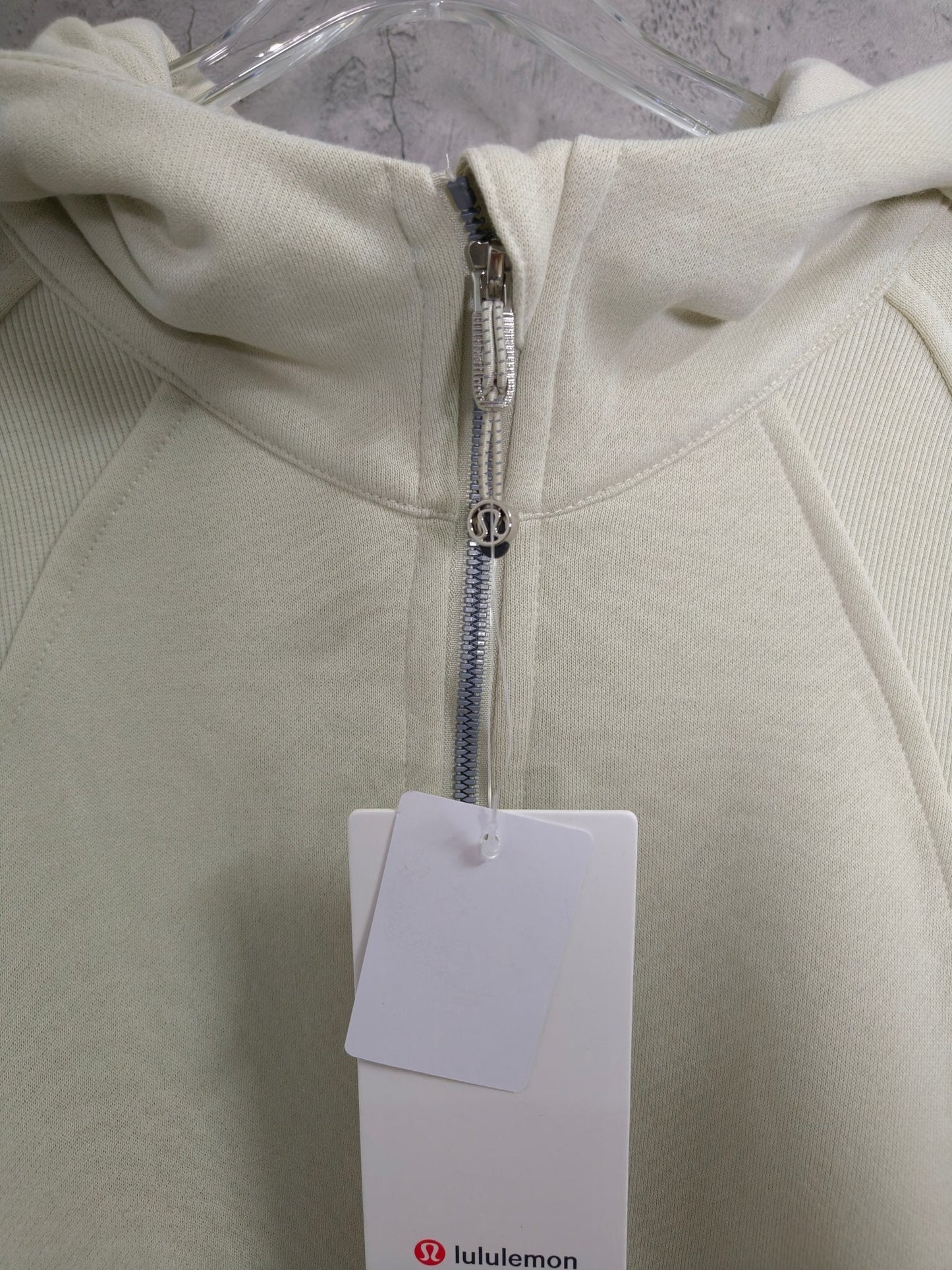 Lululemon cream scuba jacket