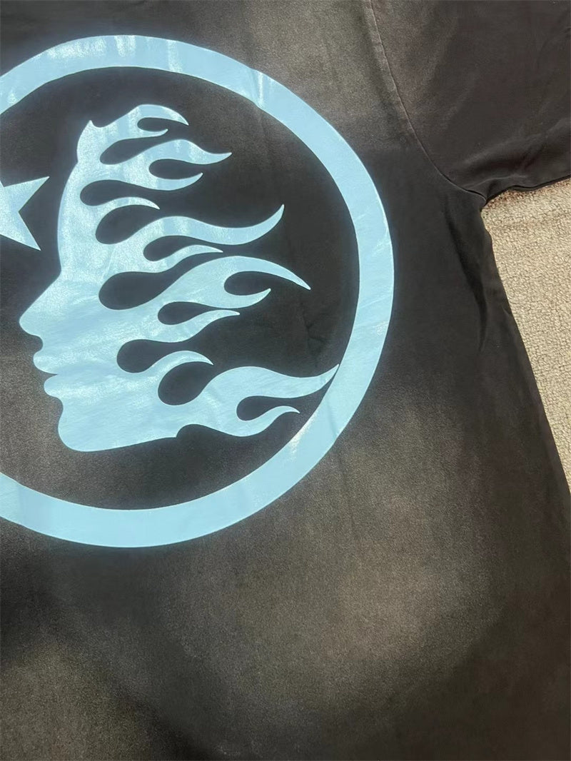 Hellstar sports black and blue tee