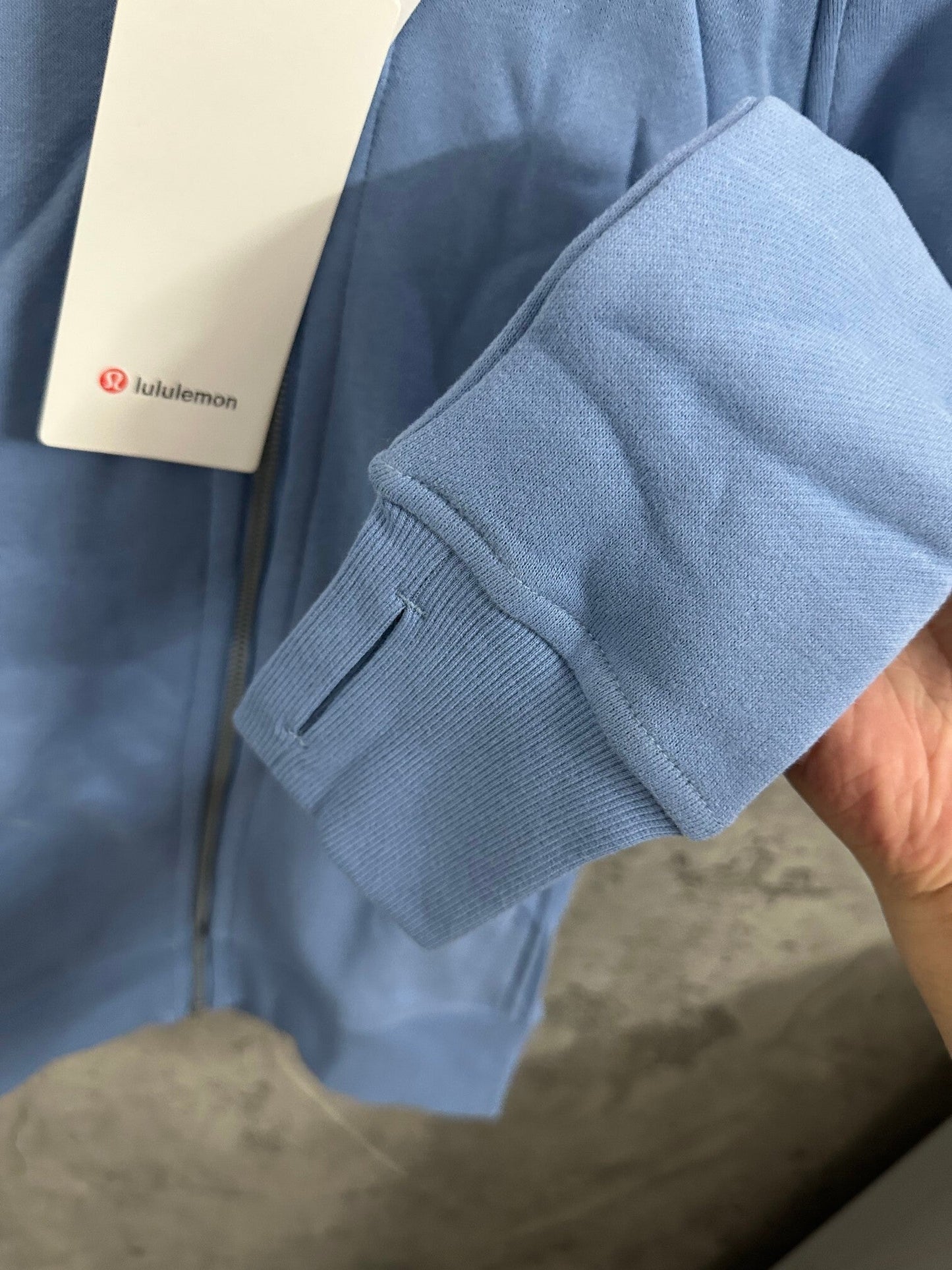 Lululemon blue scuba jacket