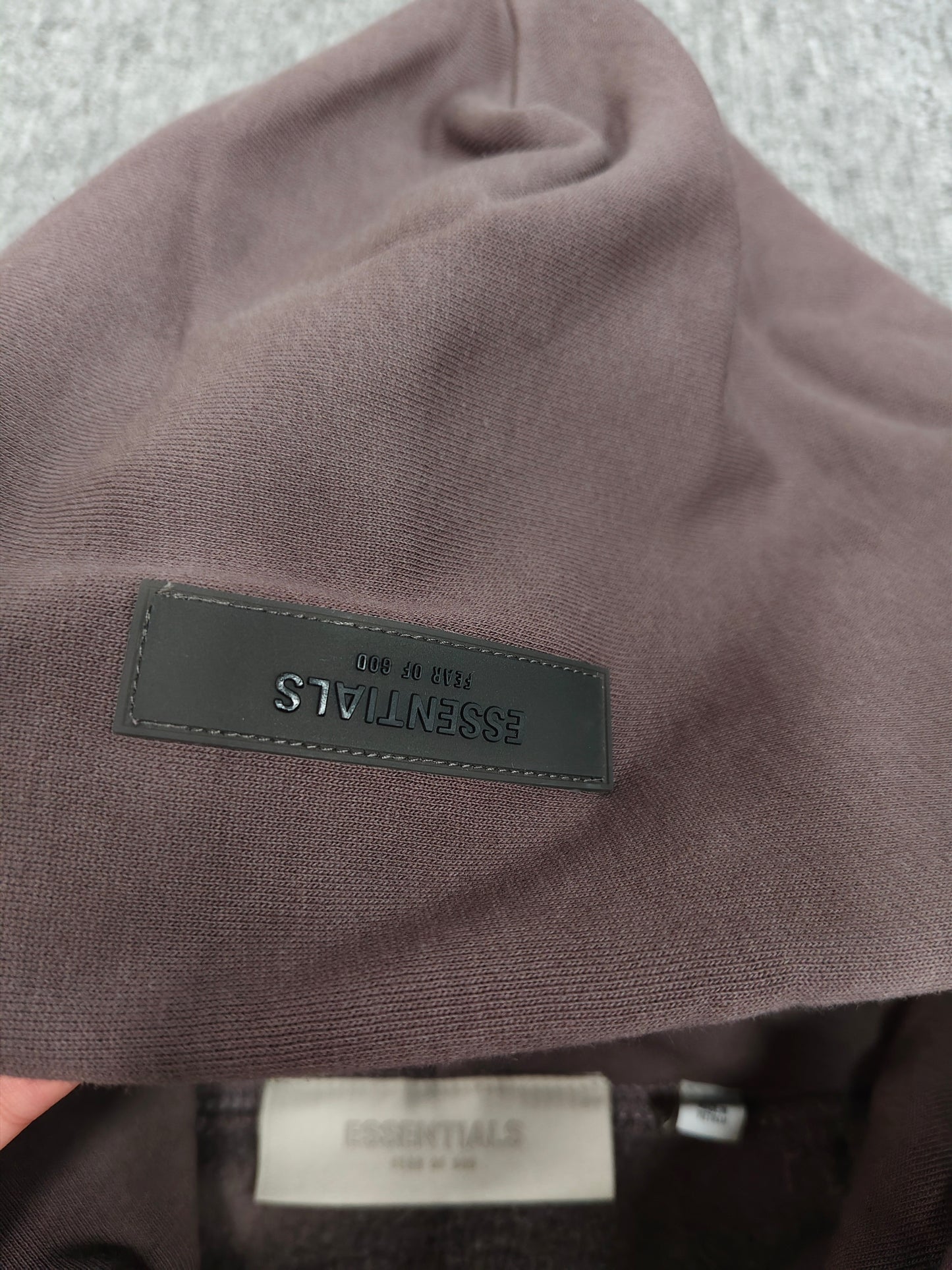Fear of God Essentials Hoodie ‘Plum'