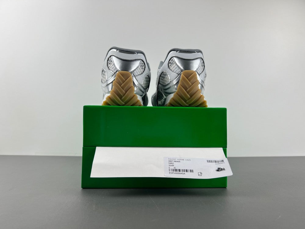 Bottega venta orbit silver and white