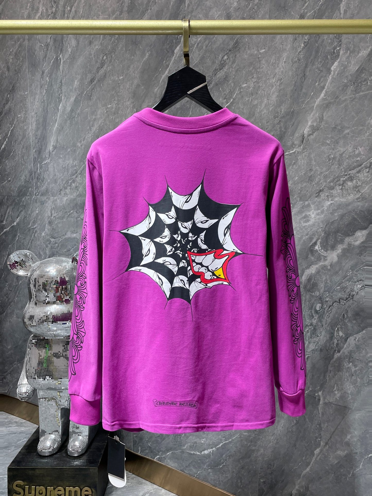 Pink chrome hearts longsleave