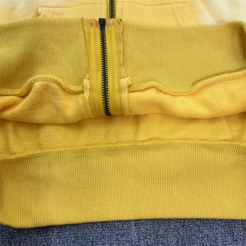 Hellstar orange zip up jacket