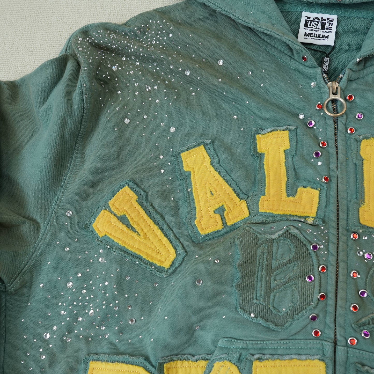 Vale Forever Bank Zip Up 'Dark Mint'