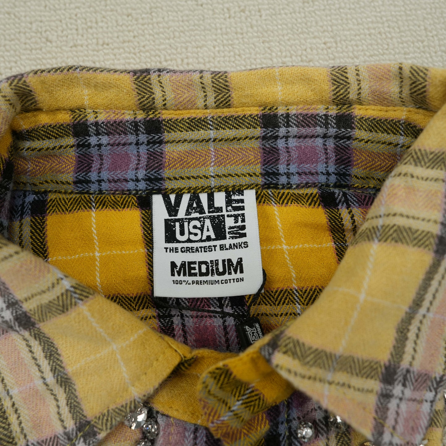 Vale Forever Lemonhead Flannel 'Yellow/Blue'