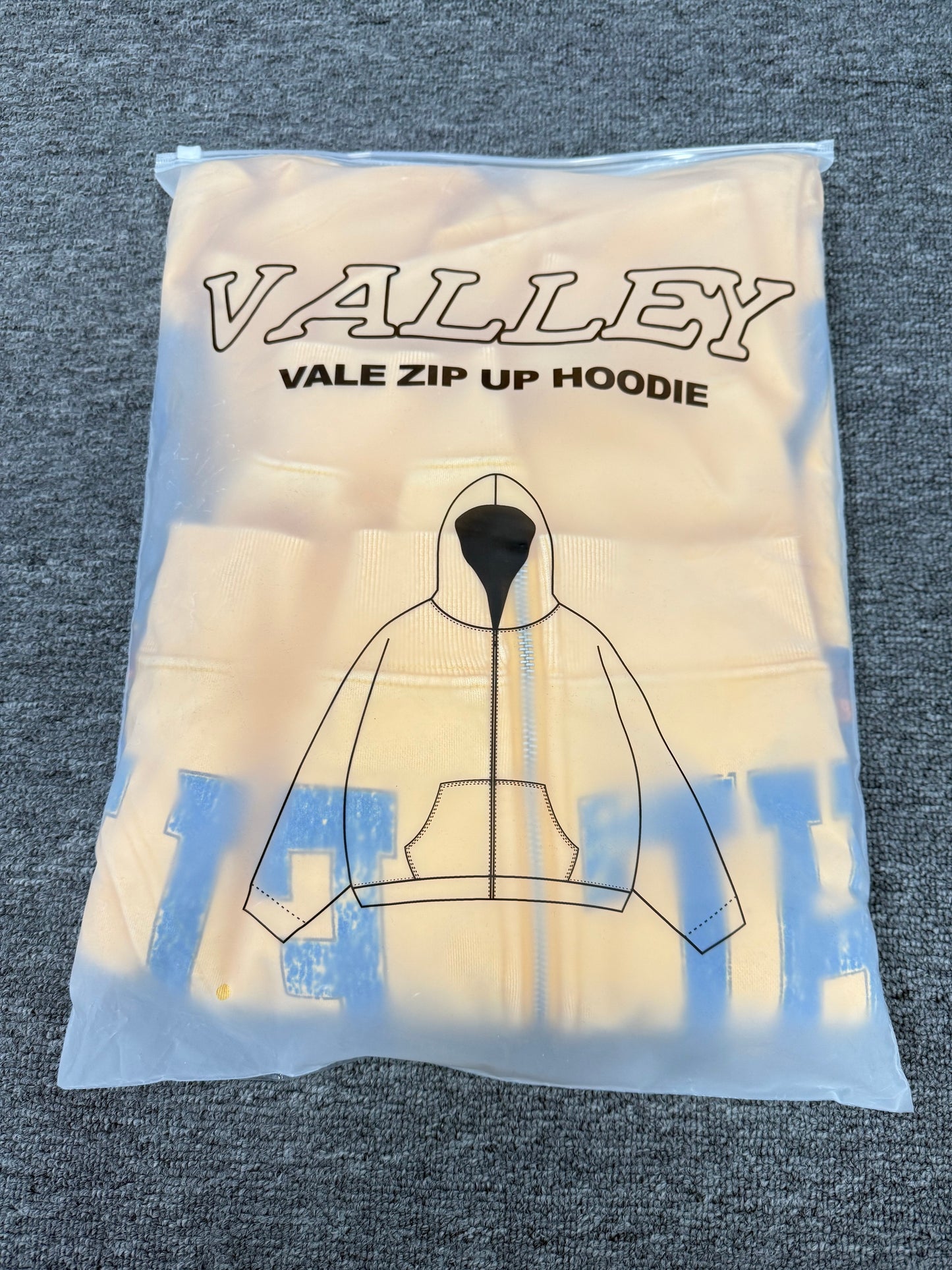 Vale Forever Bighorn Zip Up Hoodie 'Yellow'