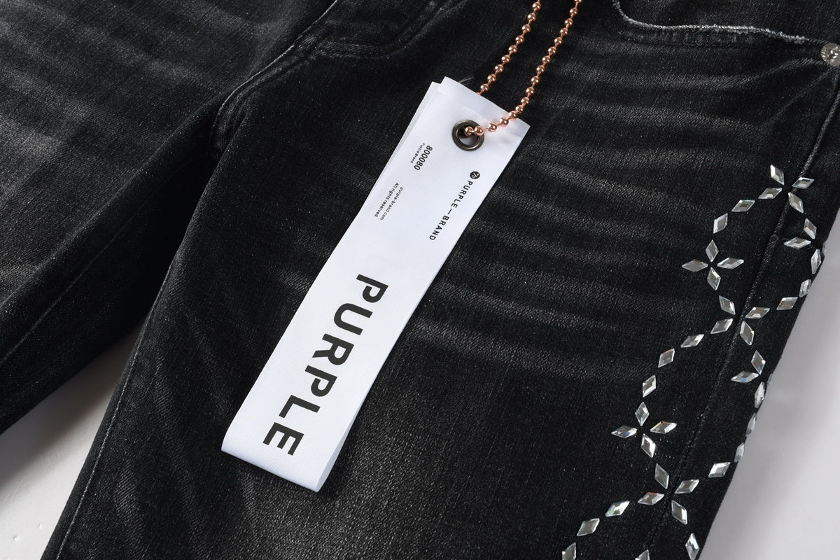 Purple brand Light Jean with stones