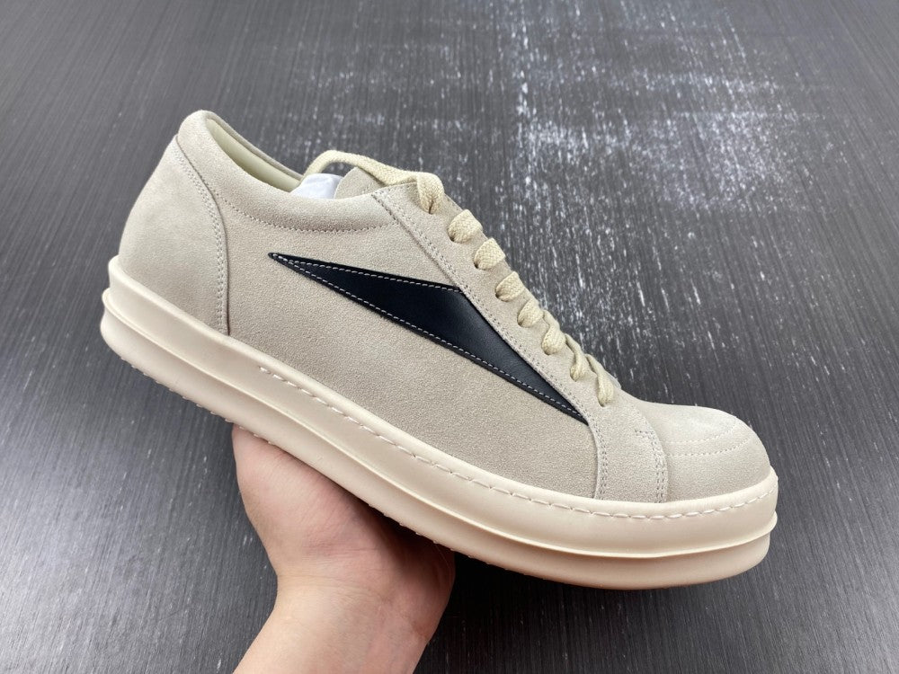 Rick Owens Luxor Vintage Low 'Milk Black'