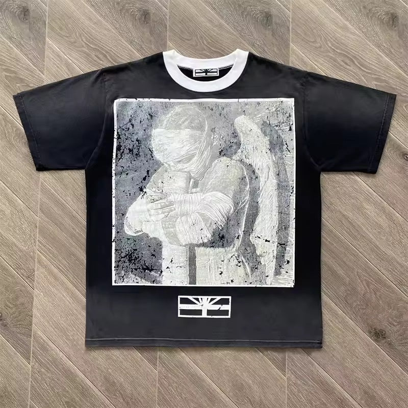 Vertebrae vross pain tee black