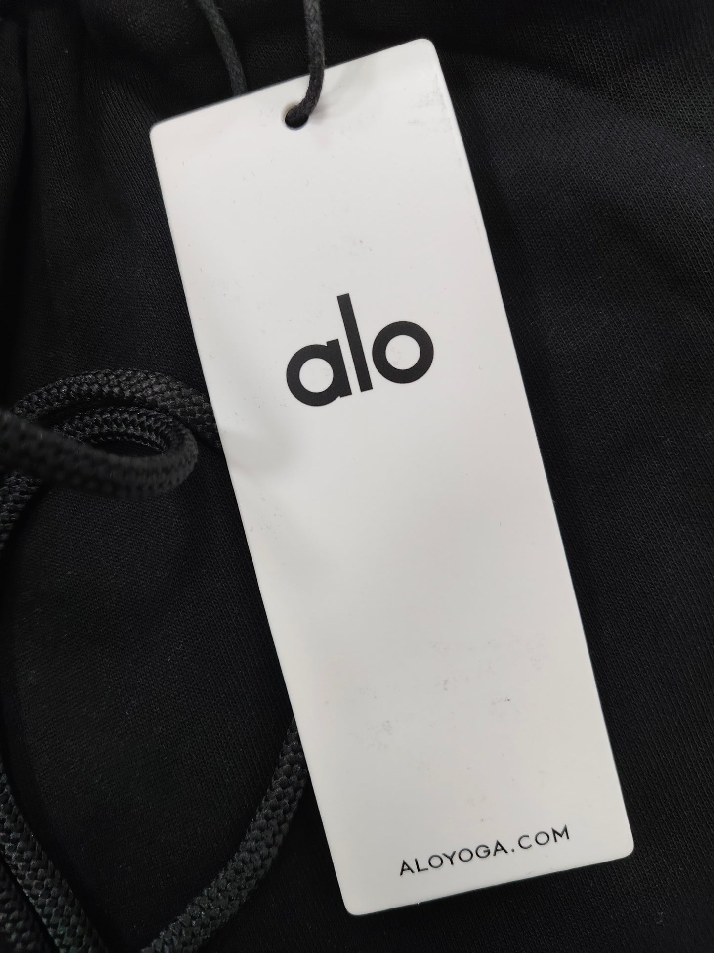 alo cuffed sweatpants black