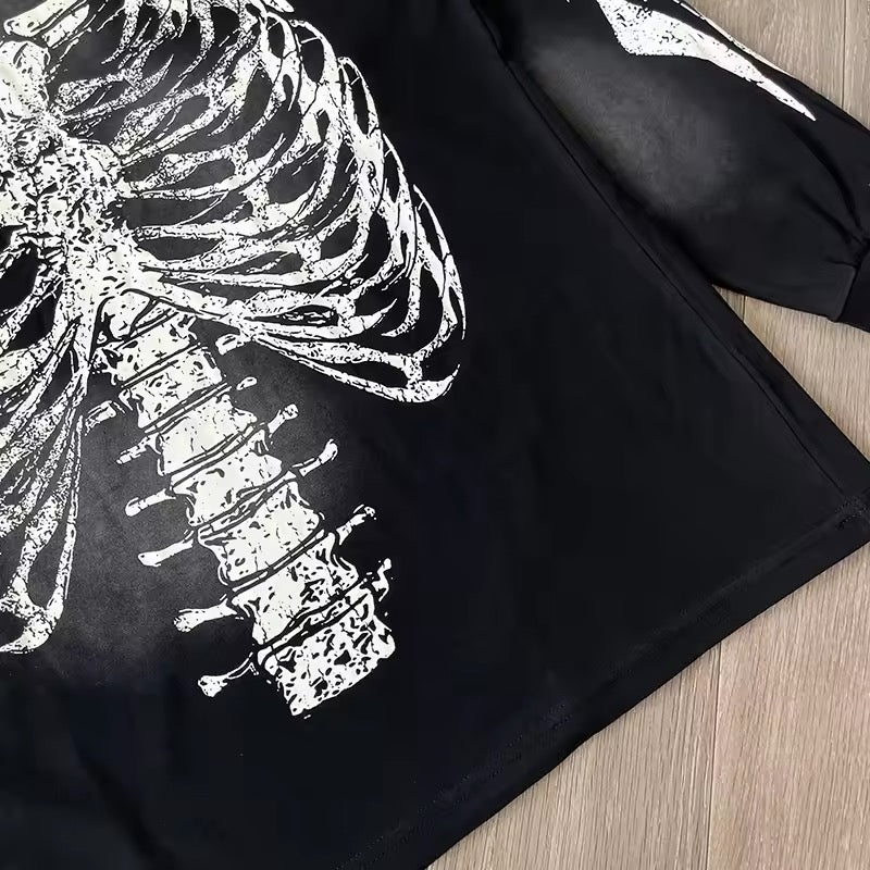 Hellstar skeleton long sleeve tee