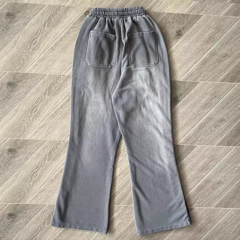 Hellstar gray  button up sweatpants