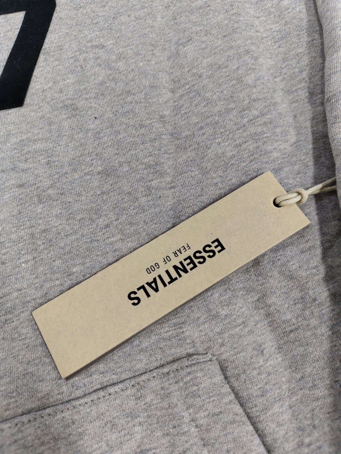 Fear of God Essentials Hoodie 'Dark Oatmeal'